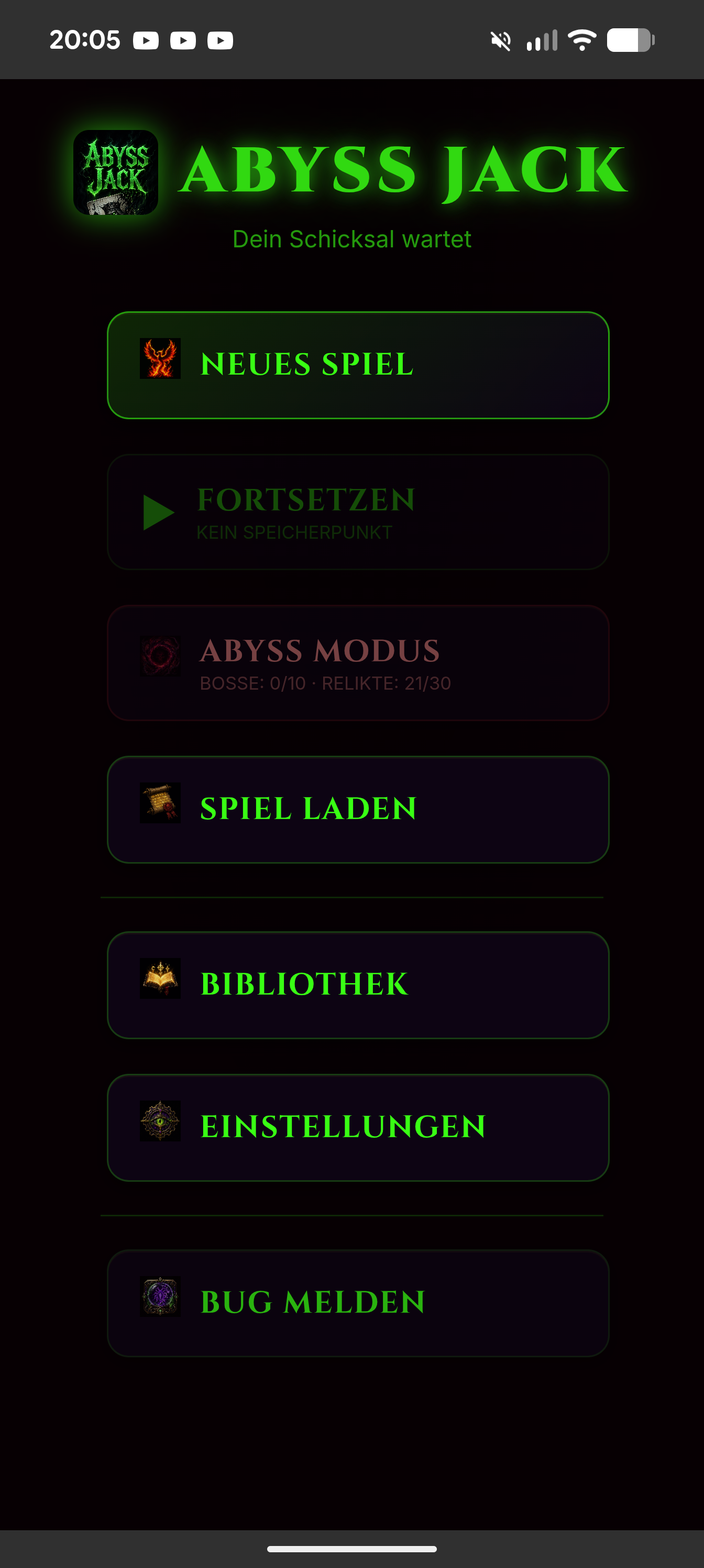 Hauptmenü