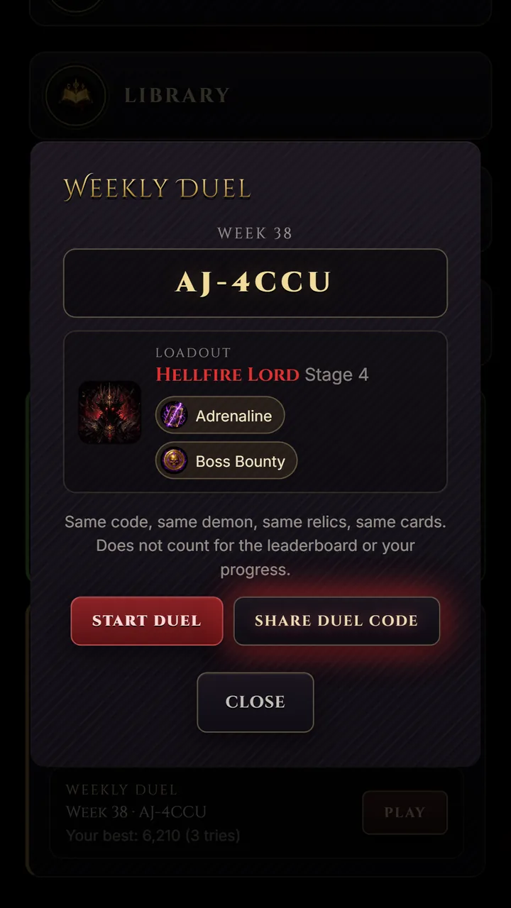 Weekly Duel